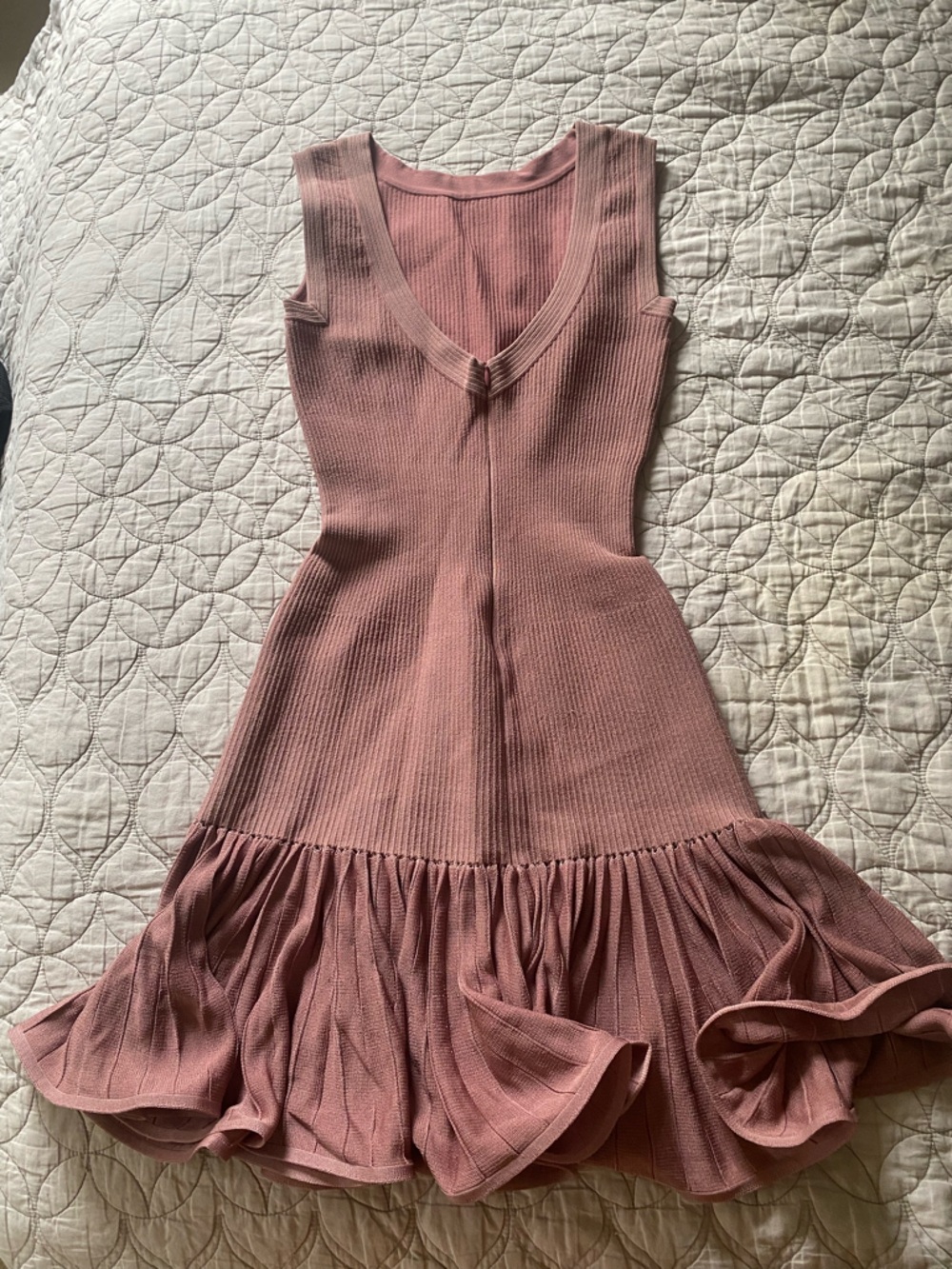 Alaia Mauve Mini Dress - Picture 3 of 4
